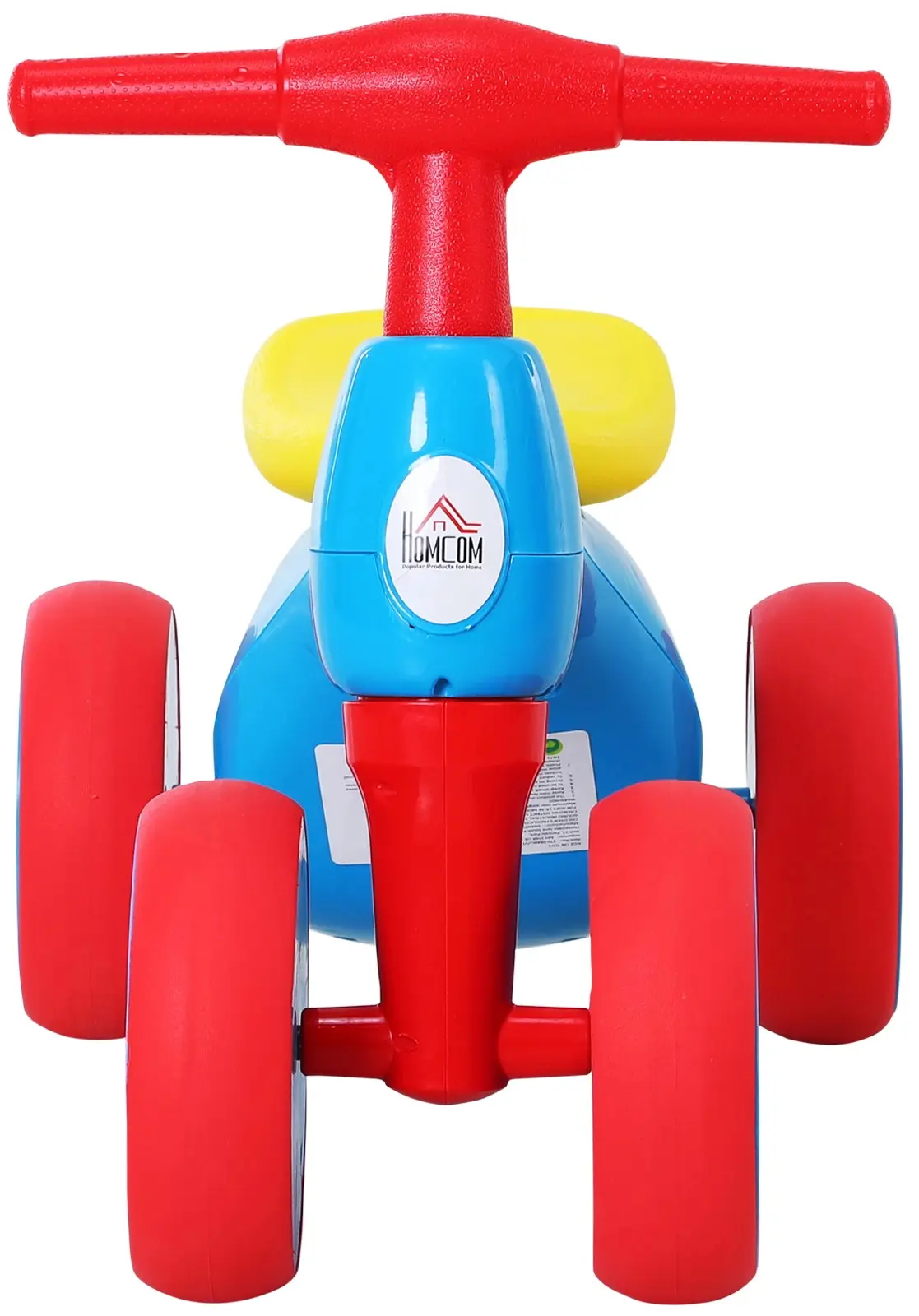 Bicicleta fara pedale Homcom 370-088BU (Red/Blue/Yellow) - 2