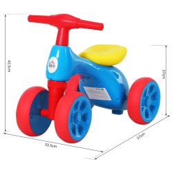 Bicicleta fara pedale Homcom 370-088BU (Red/Blue/Yellow) Thumb