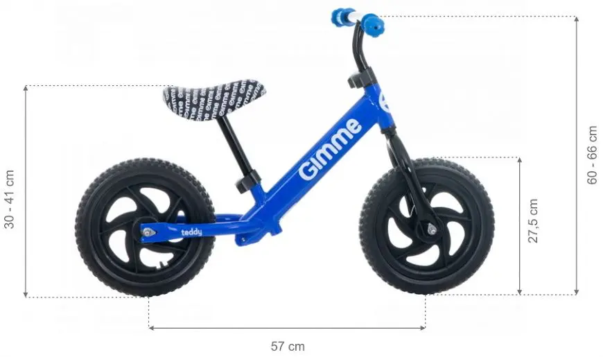 Bicicleta fara pedale Kikka Boo Gimme Teddy (Blue) - 6