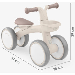 Bicicleta fara pedale Kikka Boo Zipi (Beige) Thumb