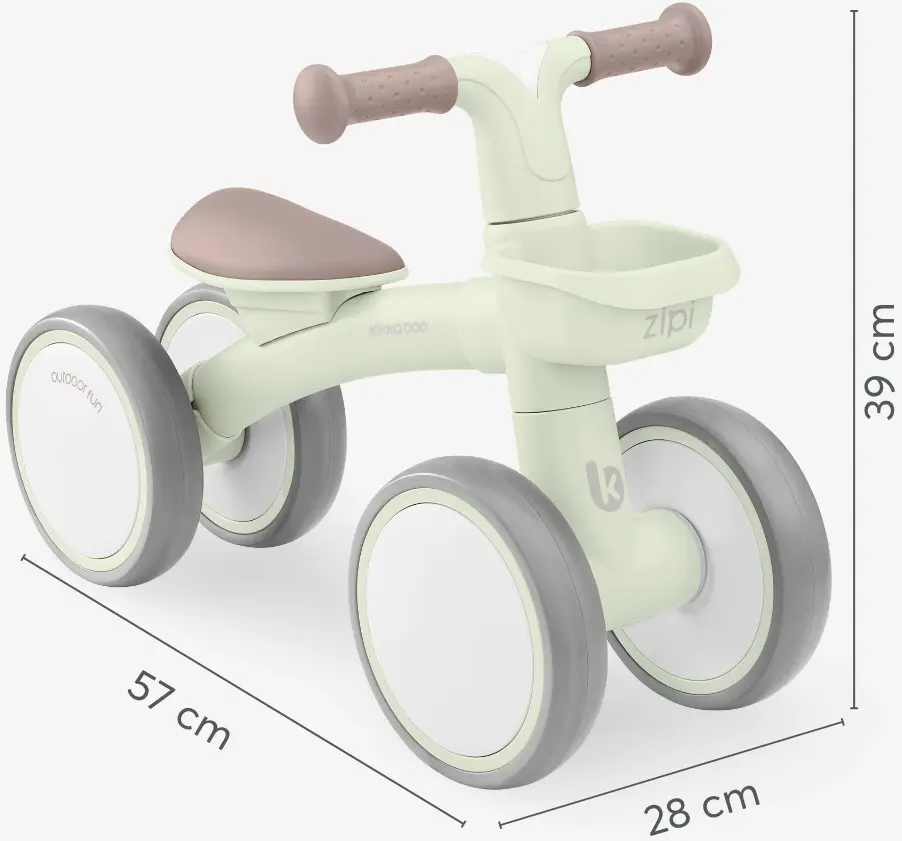 Bicicleta fara pedale Kikka Boo Zipi (Mint) - 11