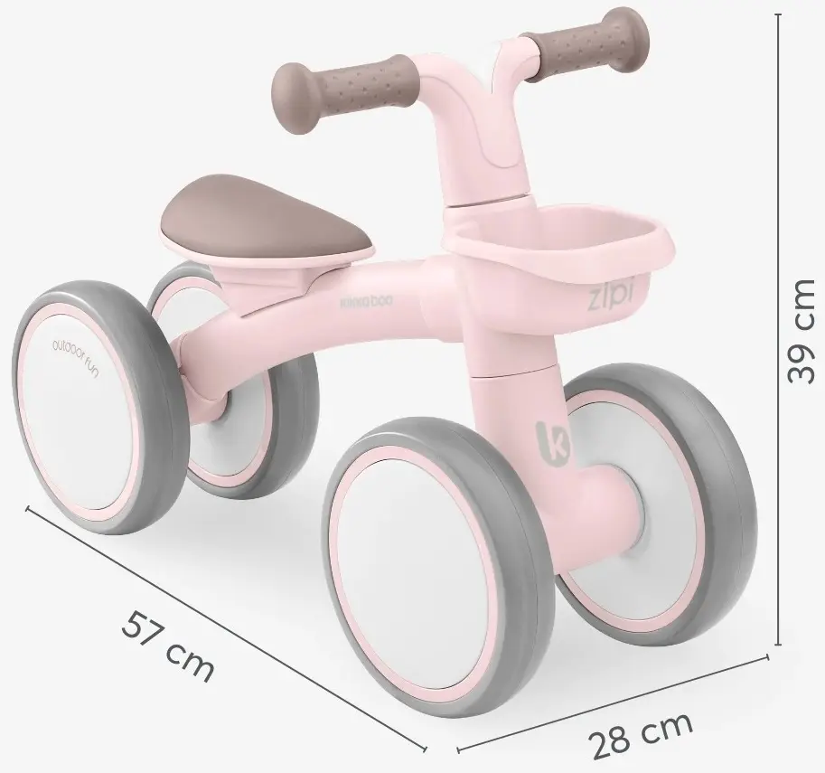 Bicicleta fara pedale Kikka Boo Zipi (Pink) - 8