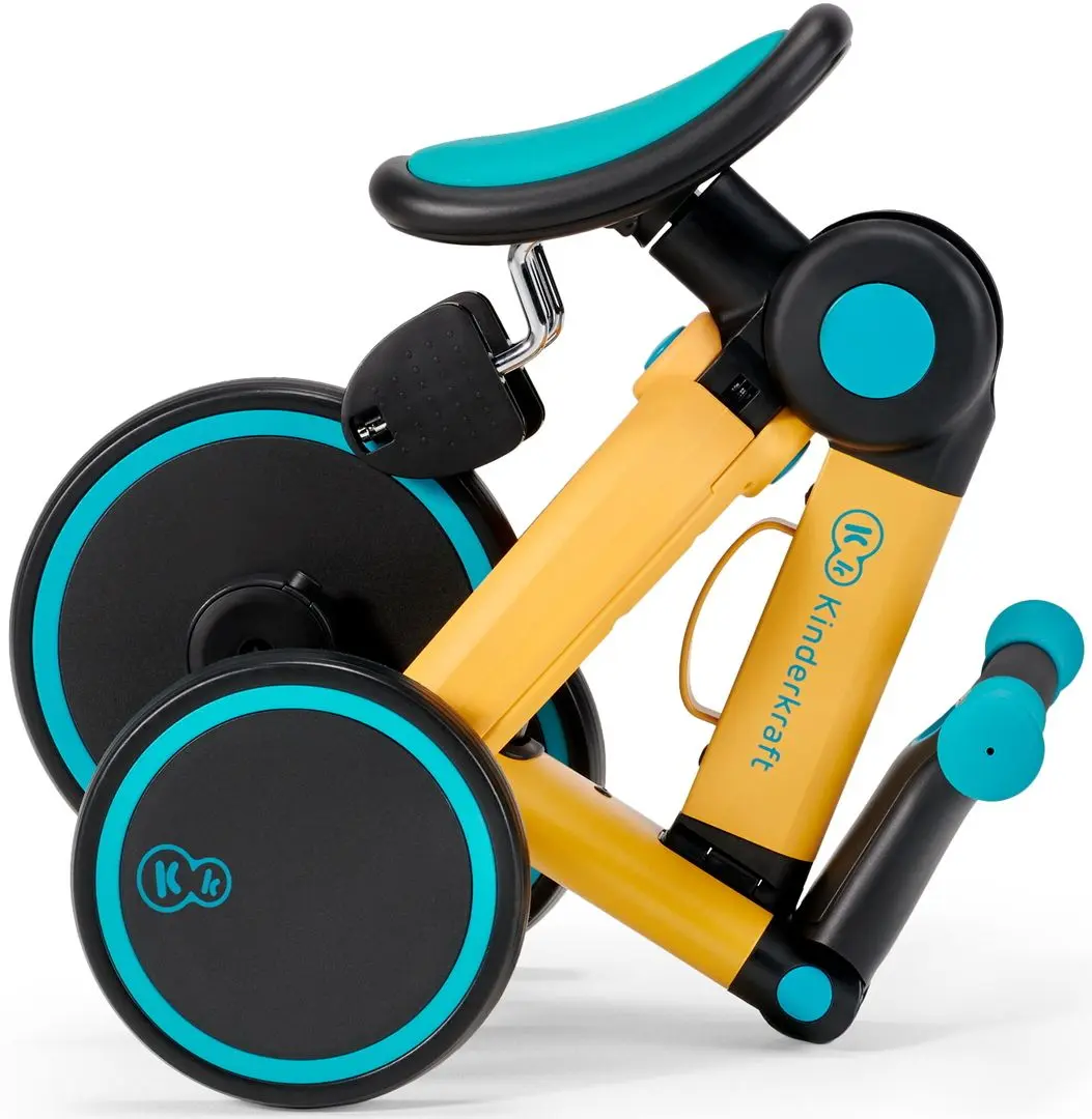 Беговел 3в1 складной Kinderkraft 4Trike Primrose (Yellow) - 13