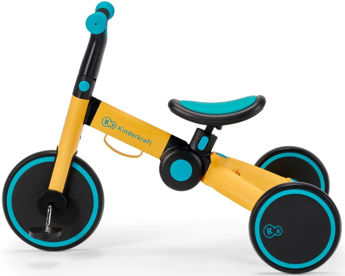 Беговел 3в1 складной Kinderkraft 4Trike Primrose (Yellow) - 6
