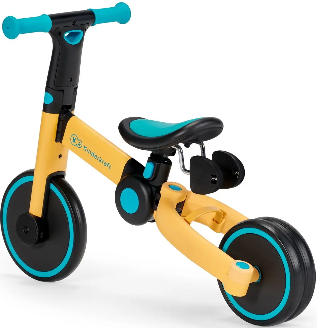 Беговел 3в1 складной Kinderkraft 4Trike Primrose (Yellow) - 8