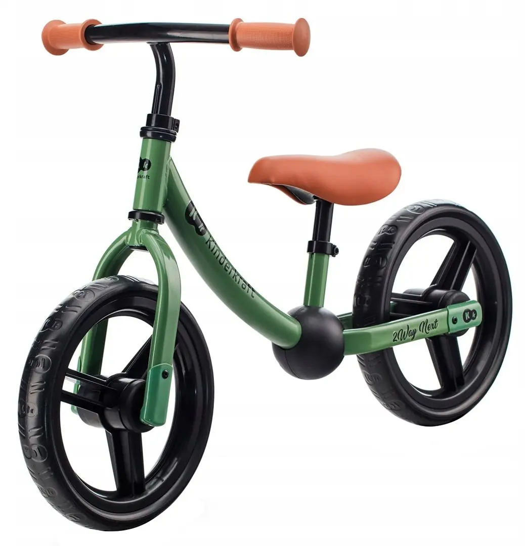 Bicicleta fara pedale KinderKraft 2Way Next 2022 (Green)