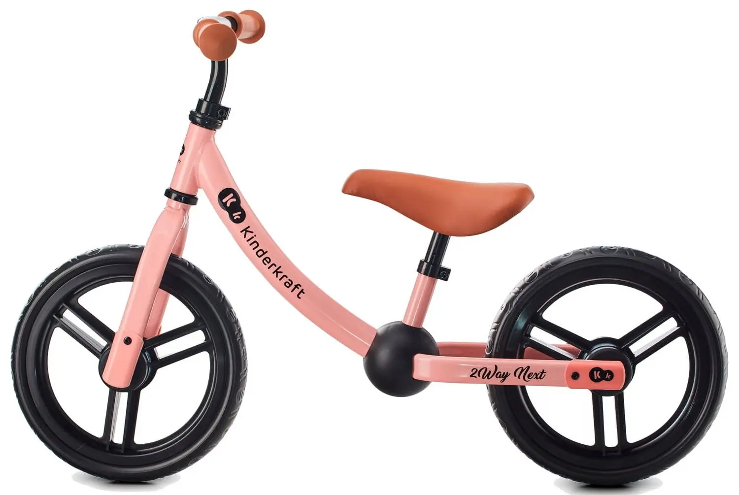 Bicicleta fara pedale Kinderkraft 2Way Next (Rose Pink) - 3