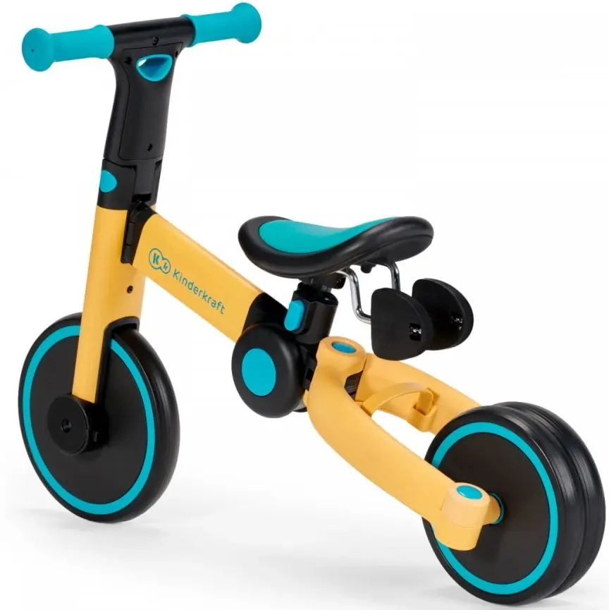 Bicicleta fara pedale KinderKraft 4Trike KR4TRI00YEL0000 (Yellow/Blue)