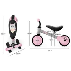 Bicicleta fara pedale KinderKraft Cutie KKRCUTIPNK0000 (Pink) Thumb