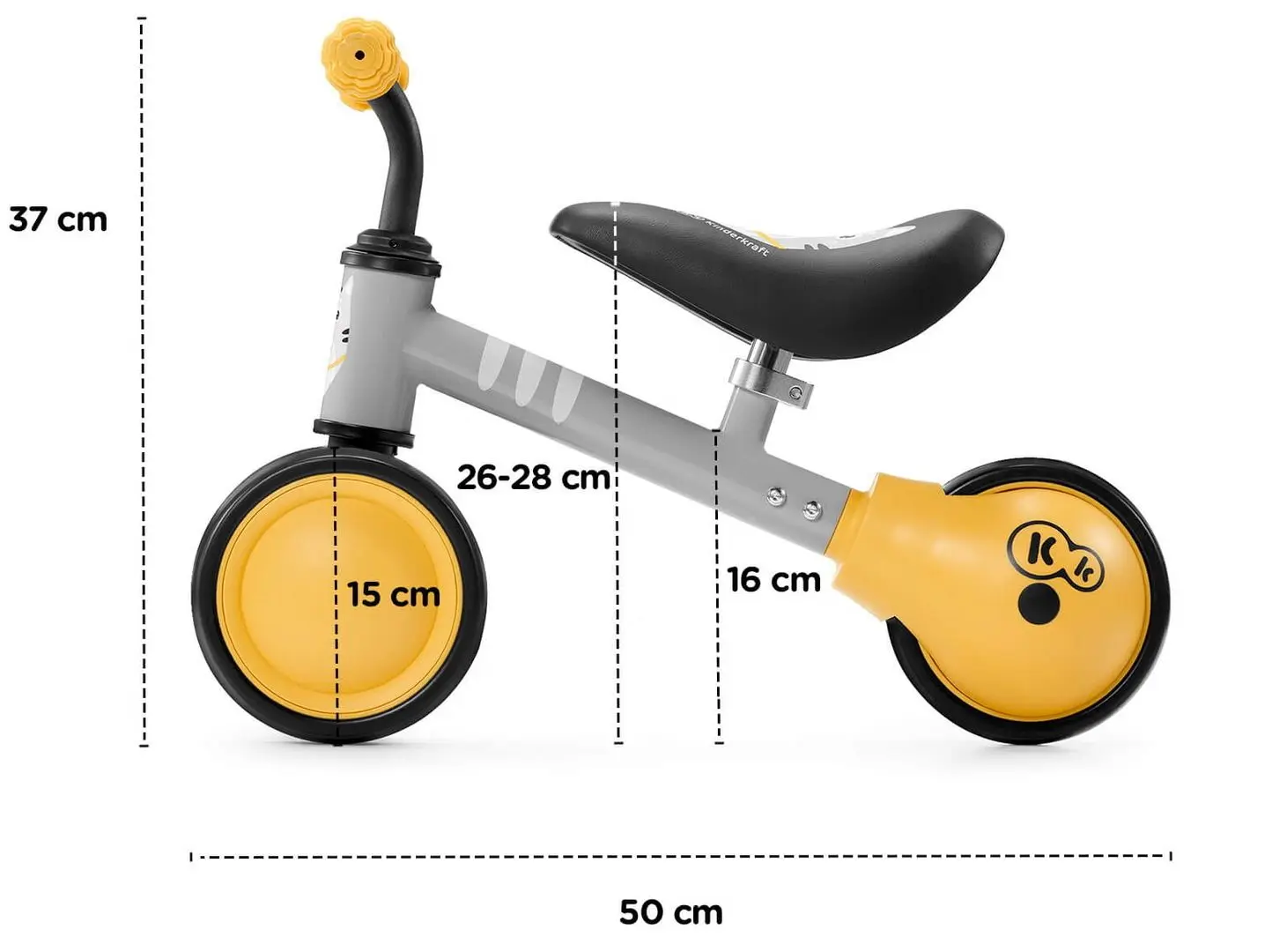 Беговел Kinderkraft Cutie (Yellow) - 10