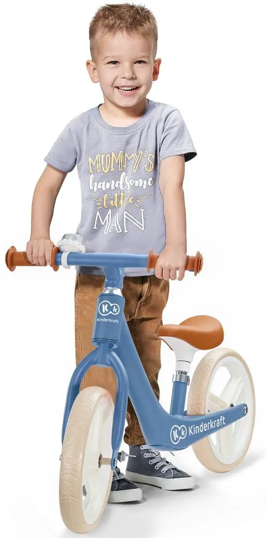 Bicicleta fara pedale Kinderkraft Fly Plus (Blue Sapphire) - 11