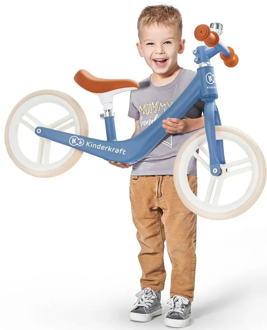 Bicicleta fara pedale Kinderkraft Fly Plus (Blue Sapphire) - 12
