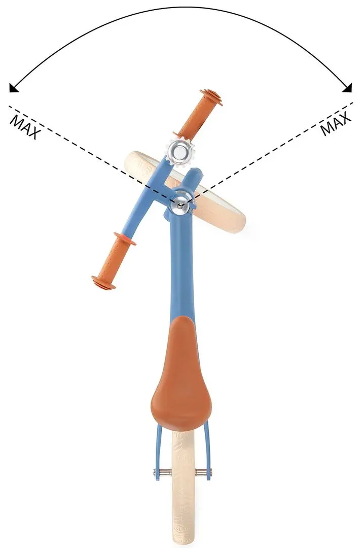 Bicicleta fara pedale Kinderkraft Fly Plus (Blue Sapphire) - 8