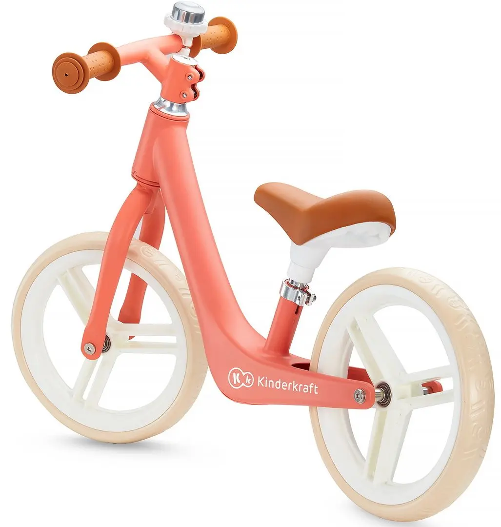 Bicicleta fara pedale Kinderkraft Fly Plus (Magic Coral) - 2