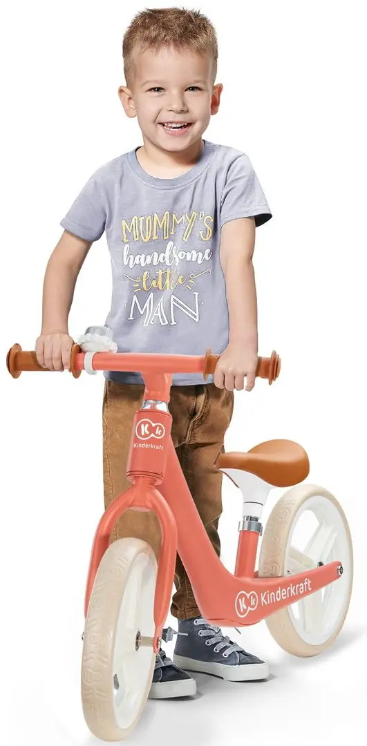 Bicicleta fara pedale Kinderkraft Fly Plus (Magic Coral) - 11