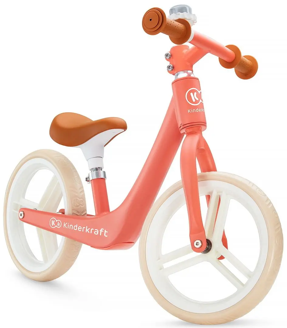 Bicicleta fara pedale Kinderkraft Fly Plus (Magic Coral) - 3