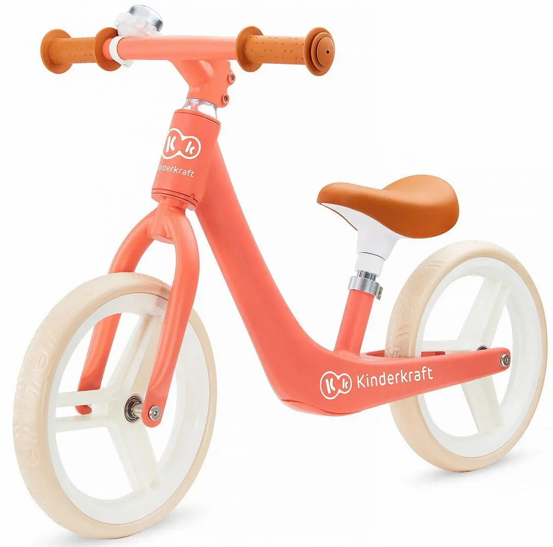 Bicicleta fara pedale Kinderkraft Fly Plus (Magic Coral)
