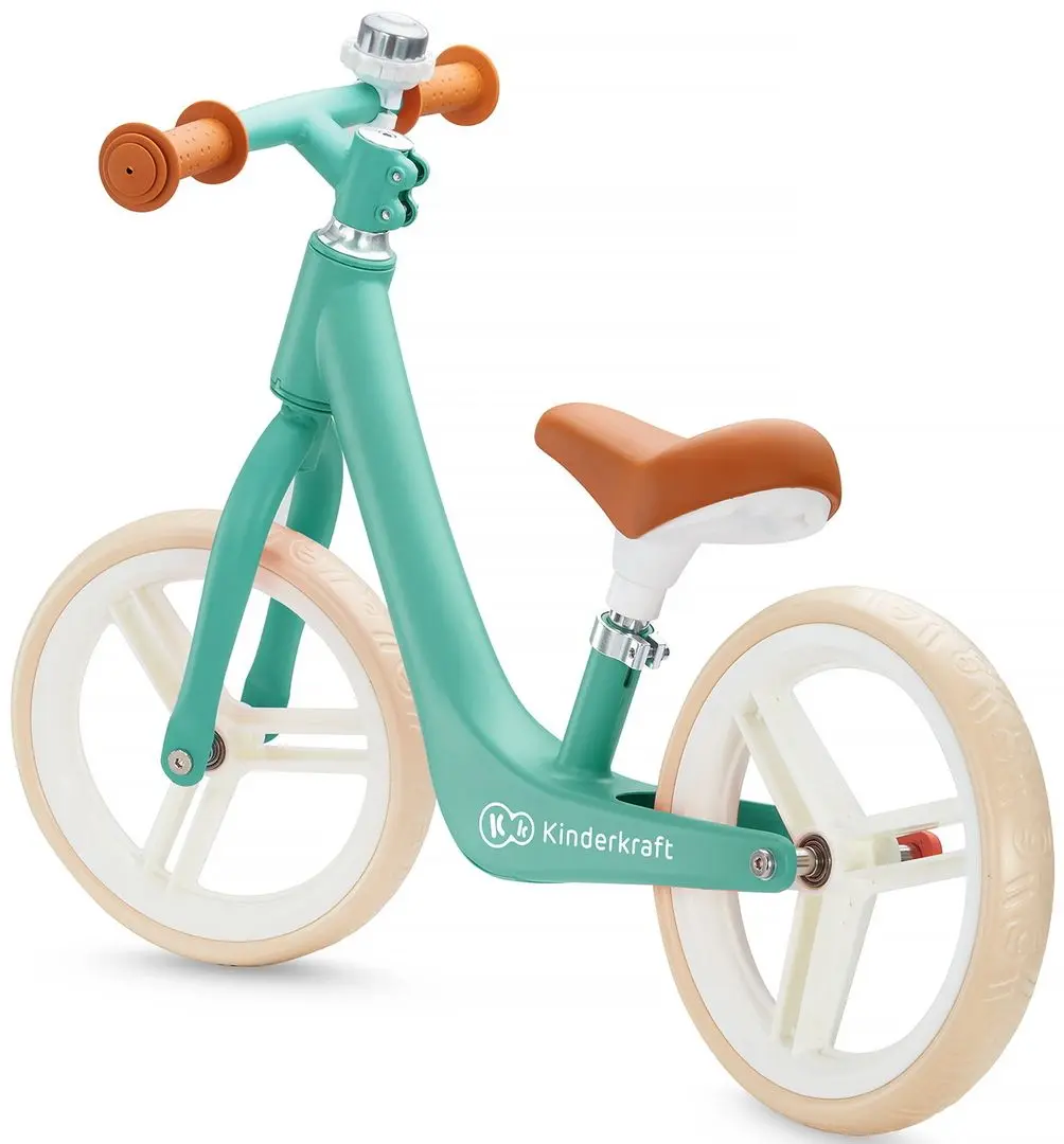 Bicicleta fara pedale Kinderkraft Fly Plus (Midnight Green) - 2