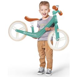 Bicicleta fara pedale Kinderkraft Fly Plus (Midnight Green) Thumb