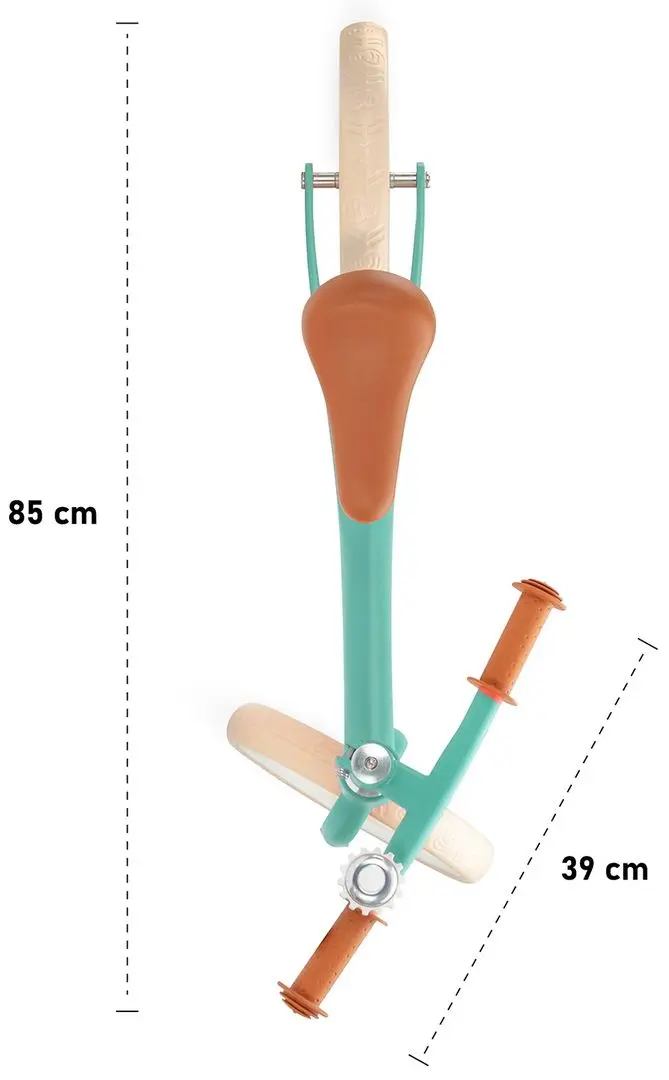 Bicicleta fara pedale Kinderkraft Fly Plus (Midnight Green) - 10