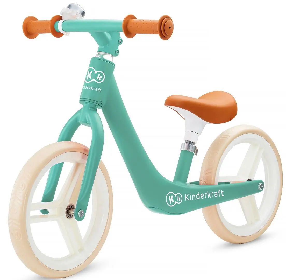 Bicicleta fara pedale Kinderkraft Fly Plus (Midnight Green)