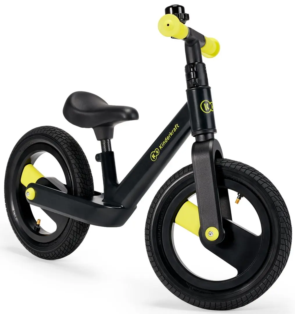 Bicicleta fara pedale KinderKraft Goswift (Black Volt) - 2