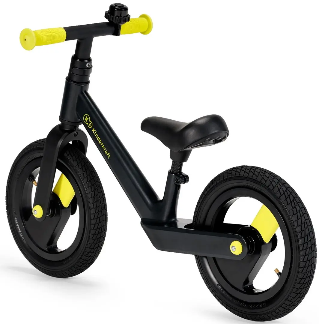 Bicicleta fara pedale KinderKraft Goswift (Black Volt) - 3