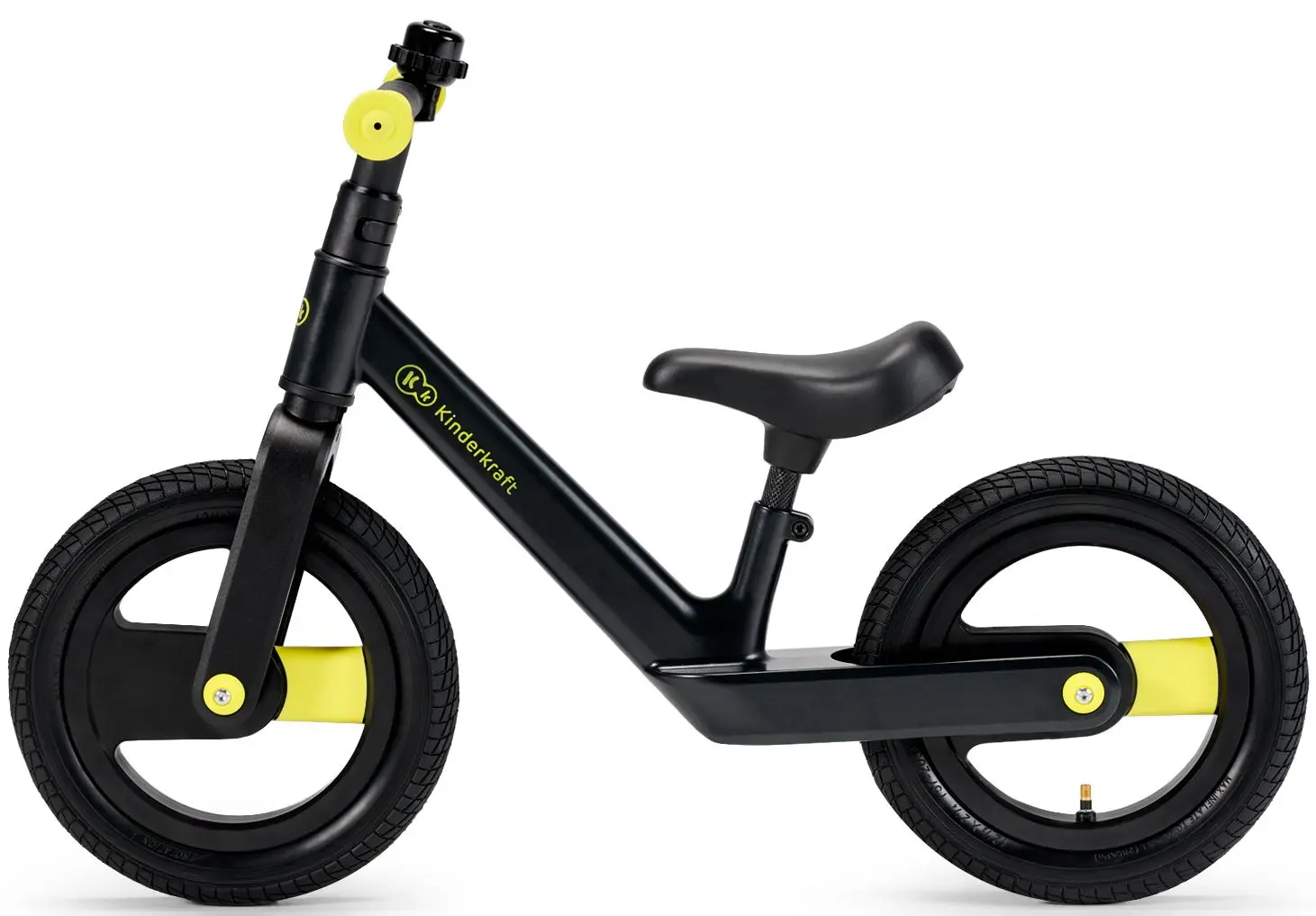 Bicicleta fara pedale KinderKraft Goswift (Black Volt) - 4