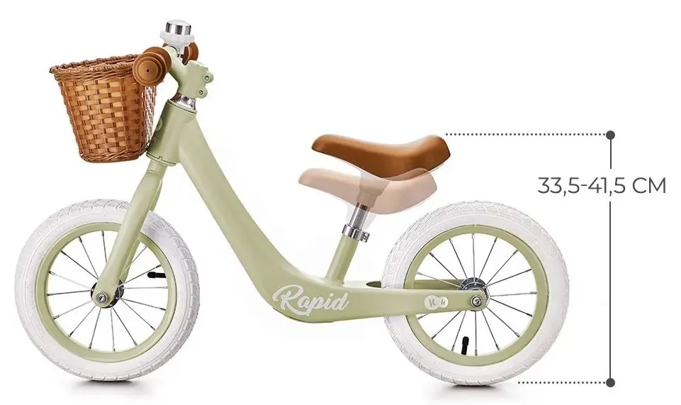 Bicicleta fara pedale KinderKraft Rapid KRRAPI00GRE0000 (Green) - 8
