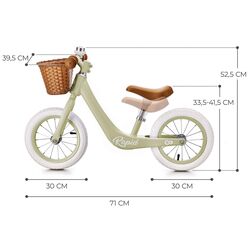 Bicicleta fara pedale KinderKraft Rapid KRRAPI00GRE0000 (Green) Thumb