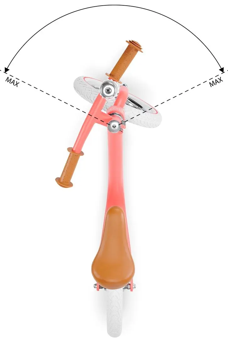 Bicicleta fara pedale Kinderkraft Rapid (Magic Coral) - 6
