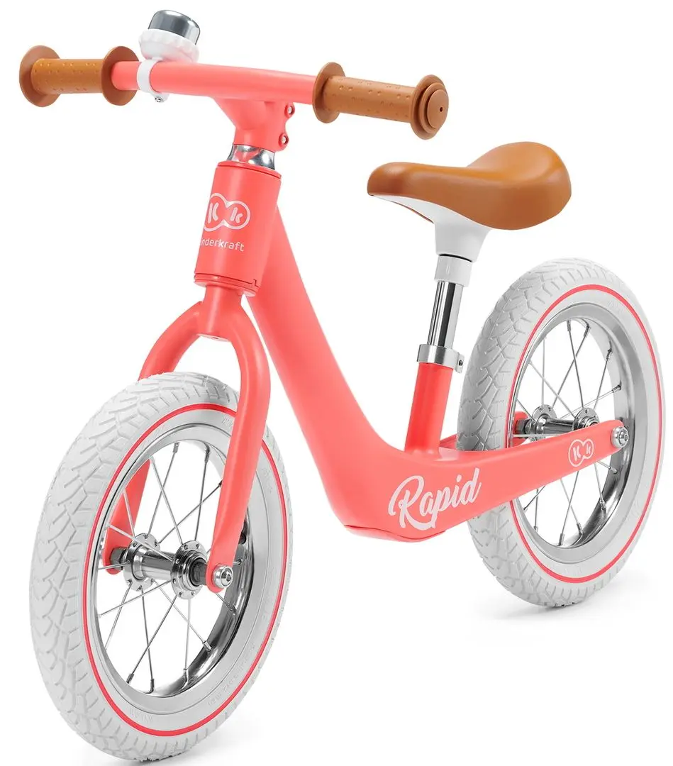 Bicicleta fara pedale Kinderkraft Rapid (Magic Coral)