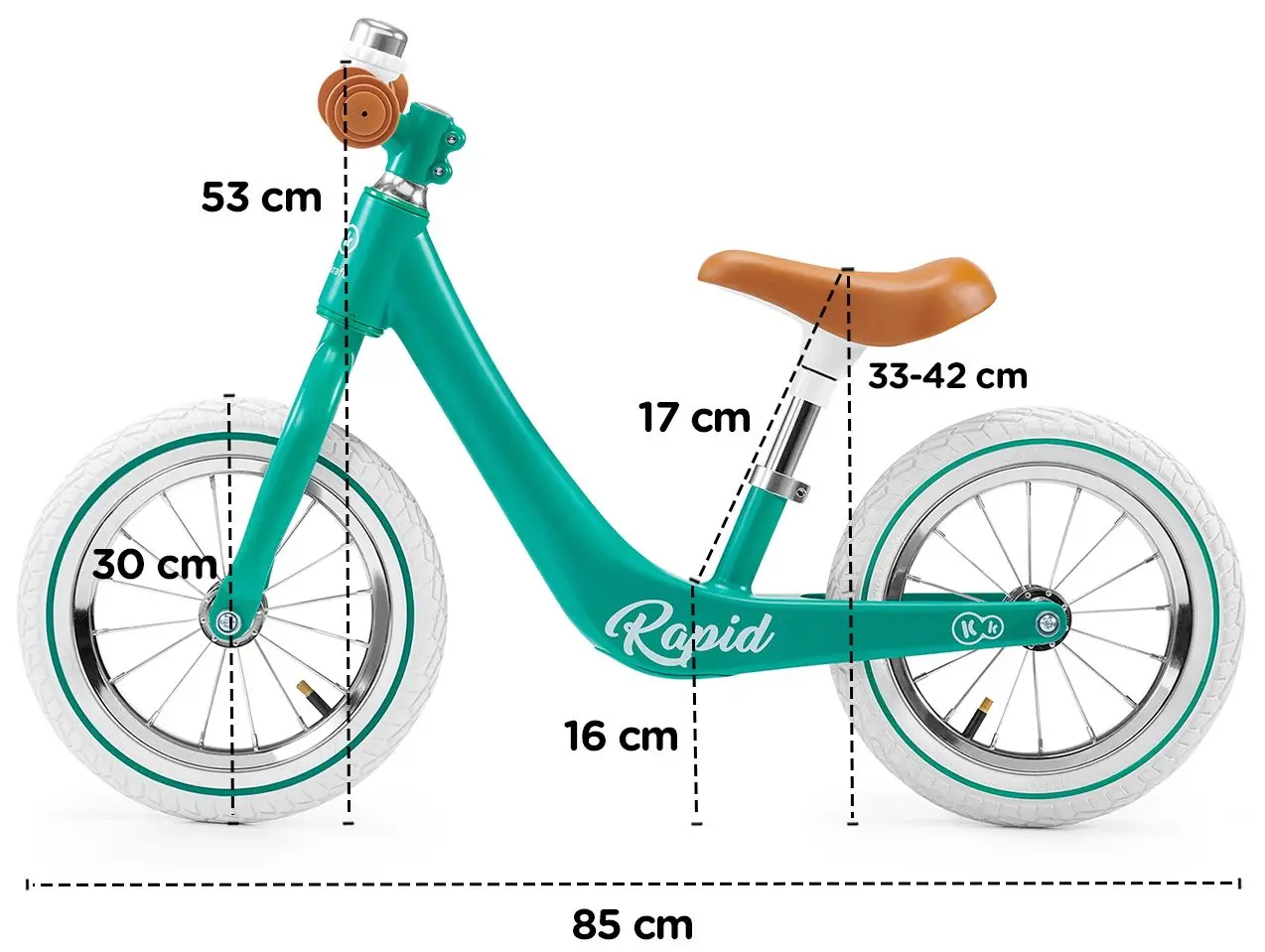Беговел Kinderkraft Rapid (Midnight Green) - 8