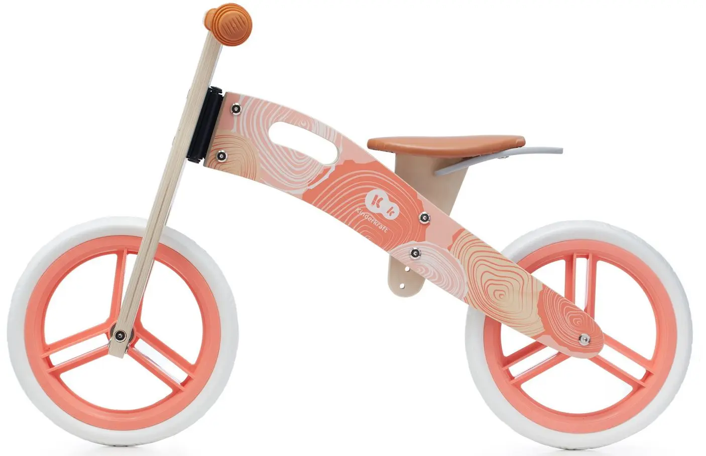 Bicicleta fara pedale Kinderkraft Runner 2021 (Nature Coral) - 4