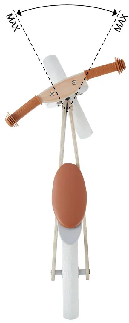 Bicicleta fara pedale Kinderkraft Runner 2021 (Nature Coral) - 7