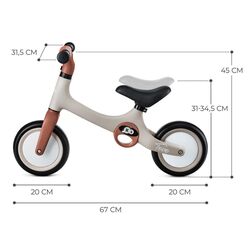 Bicicleta fara pedale KinderKraft Tove KRTOVE00BEG0000 (Beige) Thumb