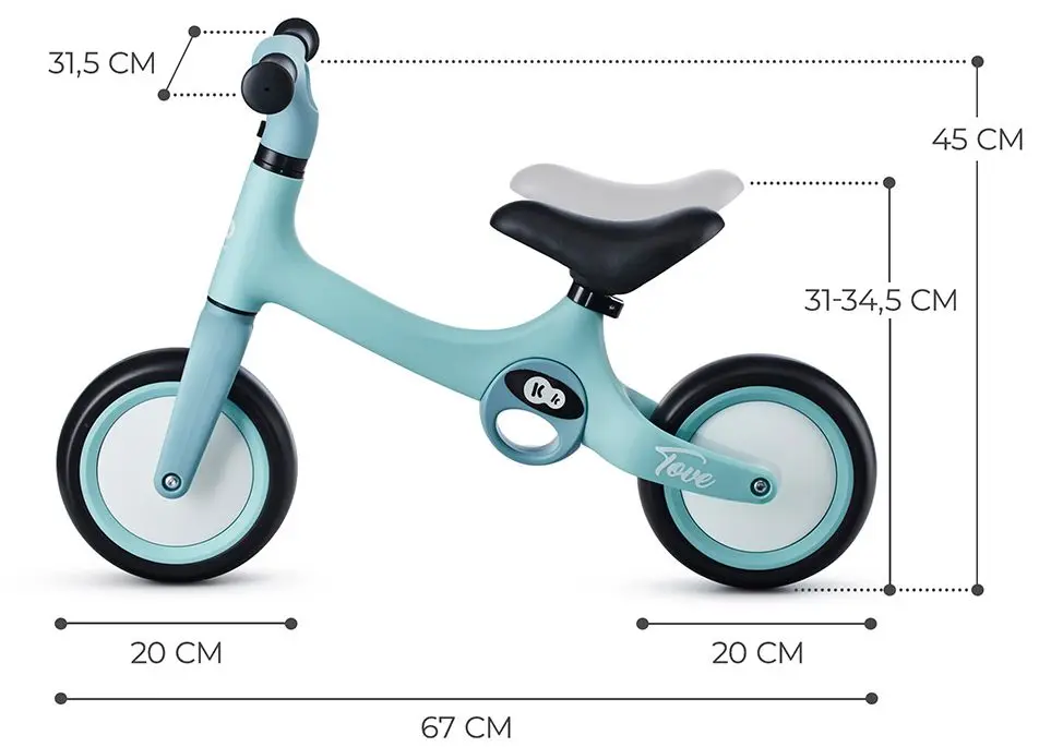Беговел KinderKraft Tove KRTOVE00MIN0000 (Mint) - 6
