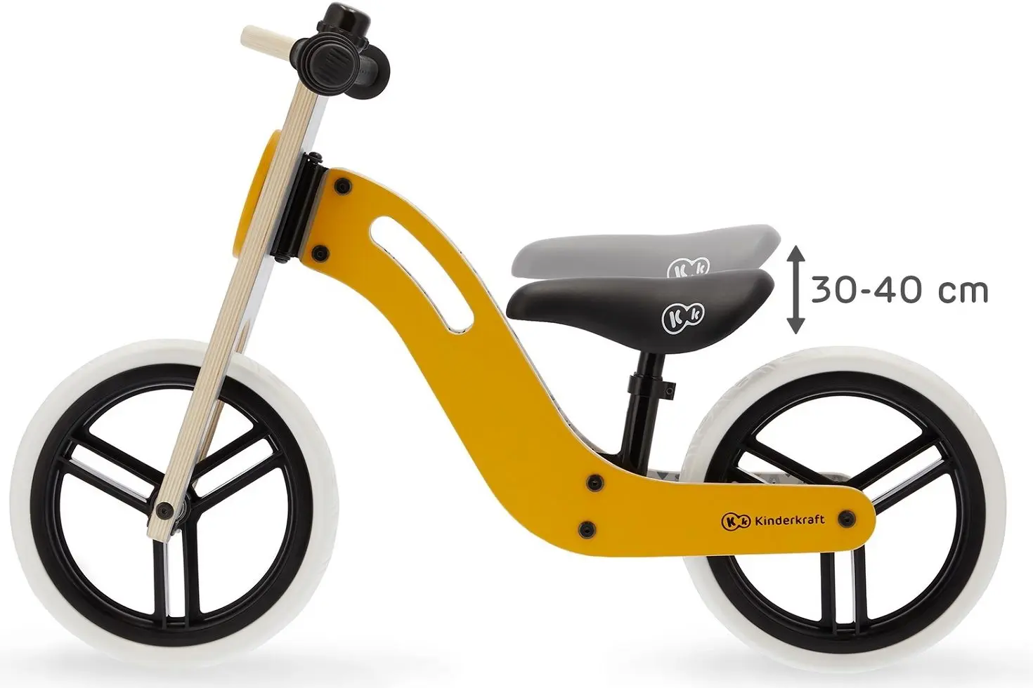 Bicicleta fara pedale Kinderkraft Uniq (Honey) - 5