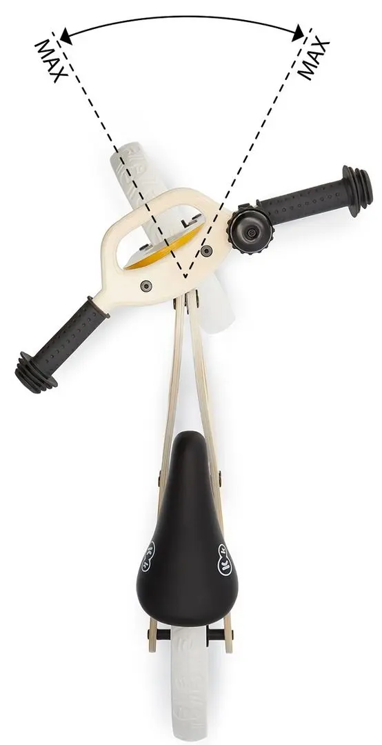 Bicicleta fara pedale Kinderkraft Uniq (Honey) - 6