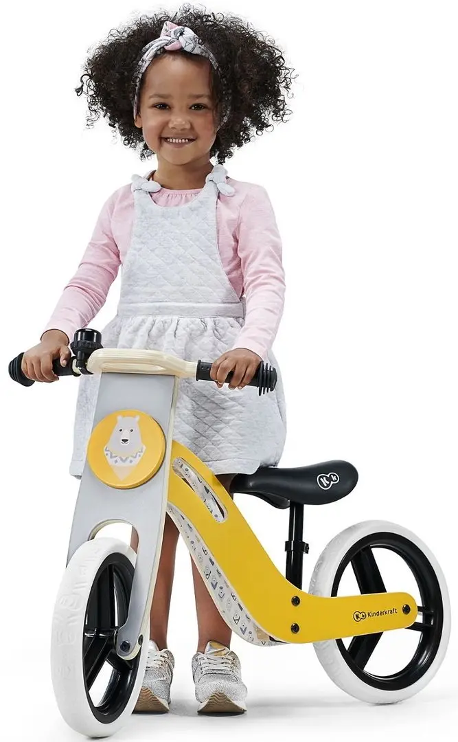 Bicicleta fara pedale Kinderkraft Uniq (Honey) - 7
