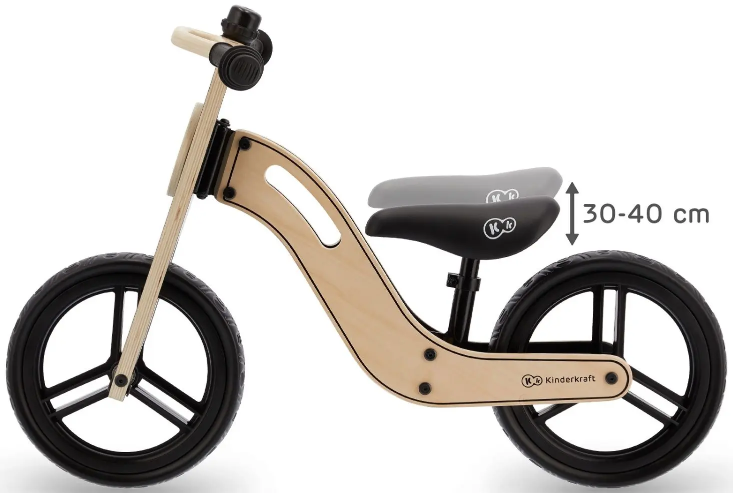 Bicicleta fara pedale Kinderkraft Uniq (Natural) - 5