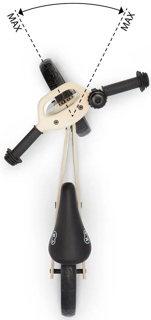 Bicicleta fara pedale Kinderkraft Uniq (Natural) - 6