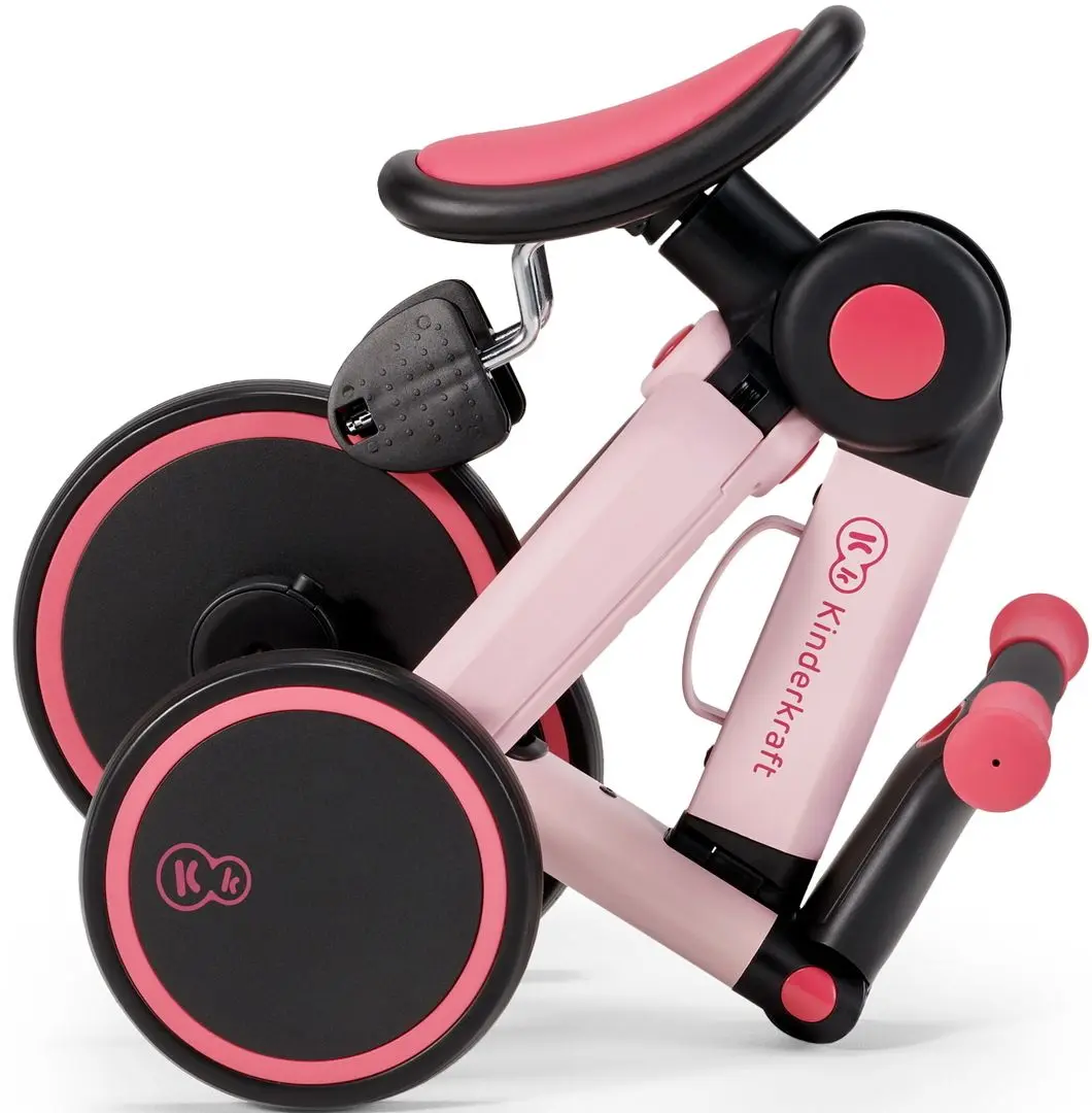 Беговел складной 3в1 KinderKraft 4TRIKE (Candy Pink) - 11