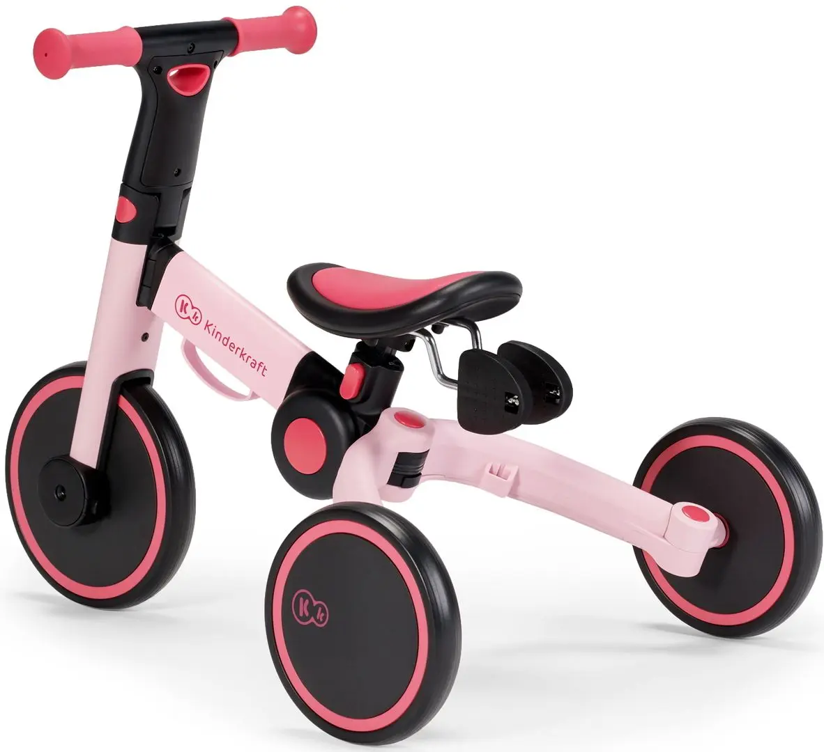 Беговел складной 3в1 KinderKraft 4TRIKE (Candy Pink) - 7
