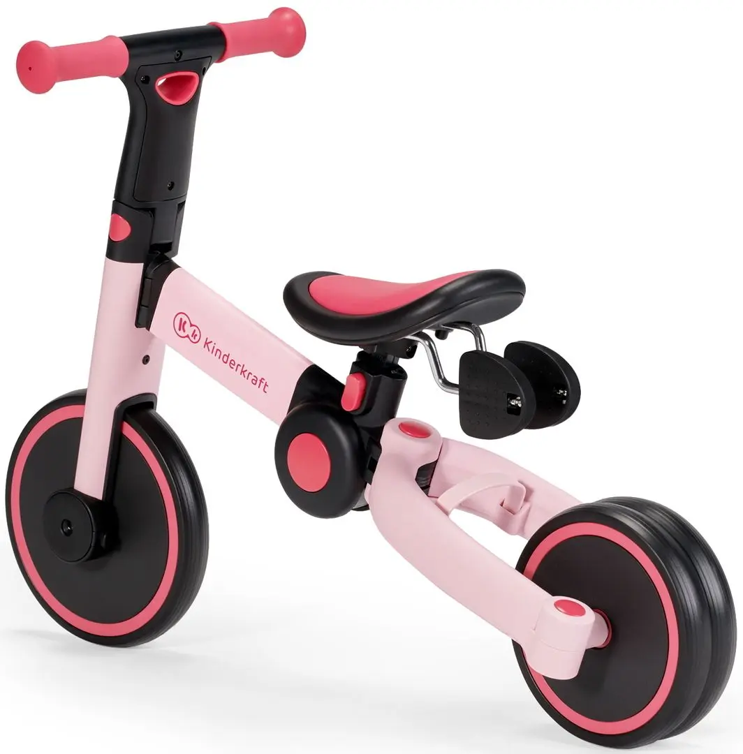 Беговел складной 3в1 KinderKraft 4TRIKE (Candy Pink) - 8