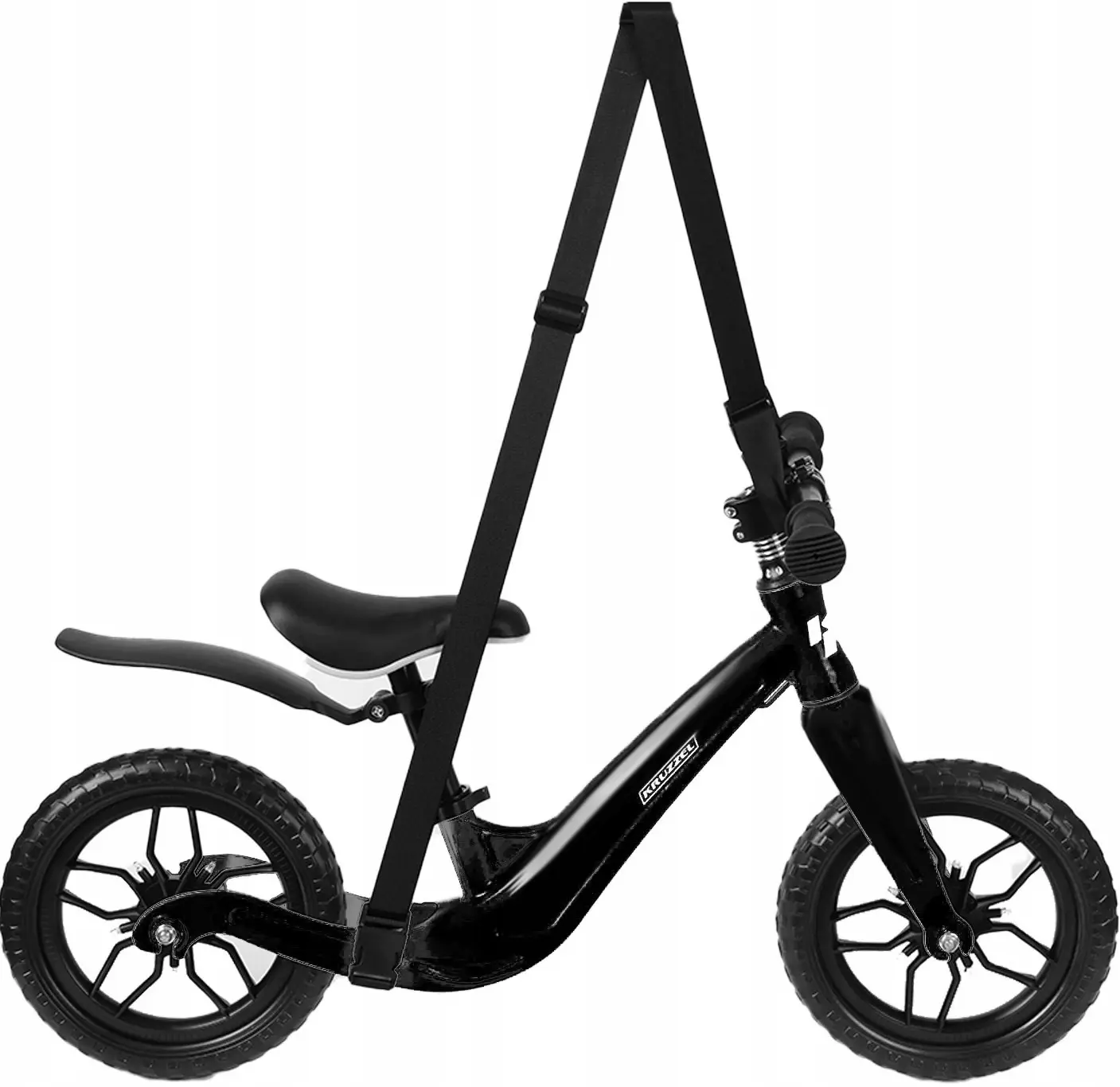 Bicicleta fara pedale Kruzzel 25767 (Black) - 2