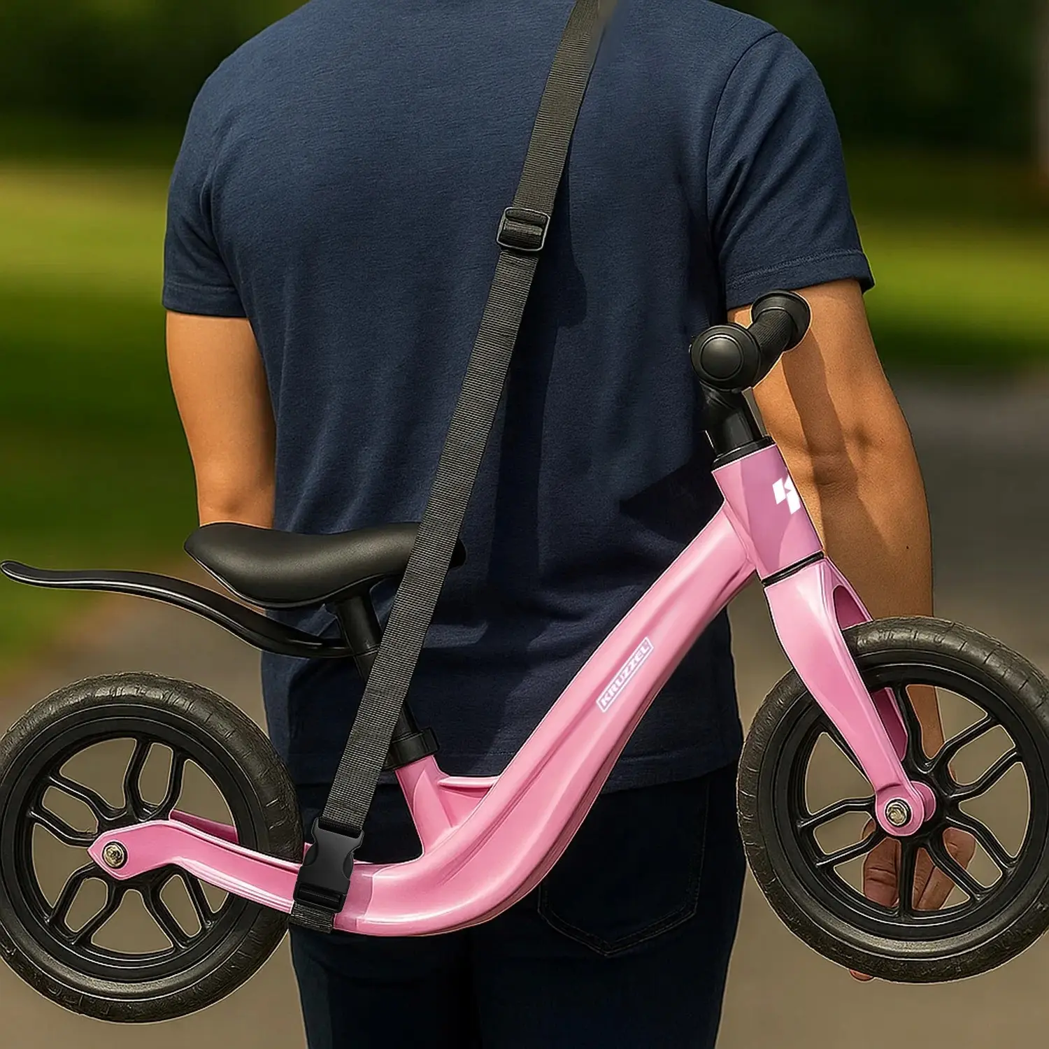 Bicicleta fara pedale Kruzzel 25768 (Pink) - 9