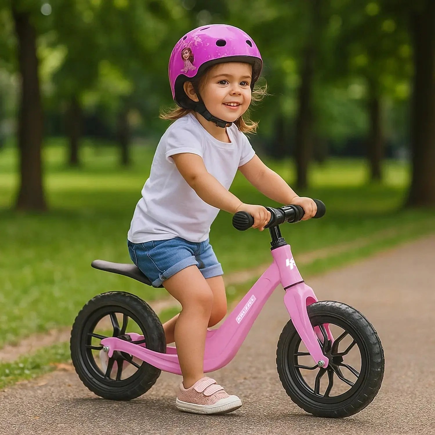 Bicicleta fara pedale Kruzzel 25768 (Pink) - 10