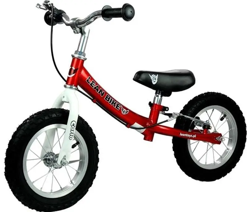 Bicicleta fara pedale Lean Bike Carlo (Red)