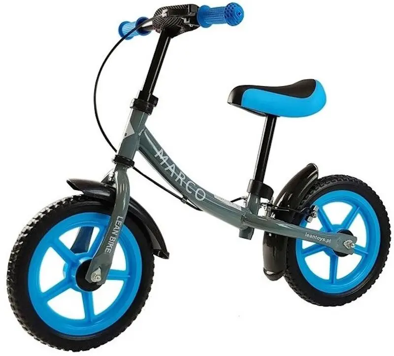 Bicicleta fara pedale Lean Bike Marco (Blue/Grey)
